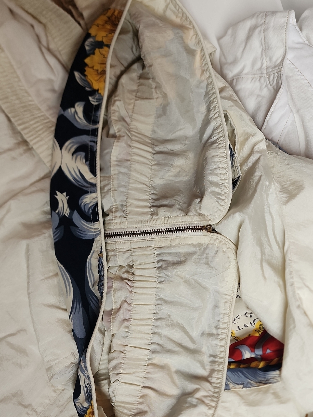 Winterset Unisex vintage jogging suit.  Floral & much more print. Oversized sz S - Picture 11 of 12